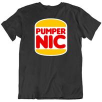 Pumper Nic 70s Burger Restaurant Ntina Food T Shirt L red