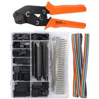 SN-28B DuPont 2.54 gnybtų presavimo replių rinkinys 2.8 šakutės jungtims 1550PCS Terminals black