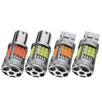 1000lm P21W LED 1156 Ba15s Automobilio šviesa 7443 T20 W21W 21/5W 1157 BAY15D 7440 3157 3156 Lemputė Automobilio Atbulinės eigos Stabdymo Žibintas Canbus 1156 BA15S P21W raudona