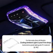 Kristaliniai skaitymo žibintų rėmeliai Dekoratyvinės lipdukai Interjero modifikavimo priedai Mercedes Benz C GLC E klasės W206 X254 W214 For S W233 blue