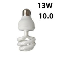 1 vnt. Vėžlio, driežo, gyvatės roplių šildymo lempos 13W/26W UV spinduliai Energijos taupymas Terariumo deginimosi šviesa 5.0 10.0 UVB roplių lempa white
