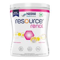 Nestle Health Science, Resource, Renal,Food For Dietary Management, Vanilla Flavour- 400g, Pet Jar. white