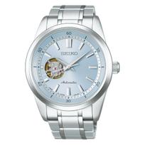 Seiko Selection 2026 m. Pavasario Riboto Leidimo Automatinis Laikrodis Mėlynas Sidabrinis Pagamintas Japonijoje Vyriškas white