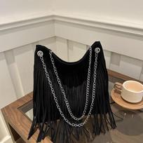 New Style Casual Tassel Crossbody Bags For Women Large Capacity Shoulder Bag Designer Handbags For Ladies Daily Used KTB 28x8x29cm kava