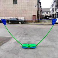 Longchan Portable Badminton & Beach Volleyball Net gray