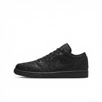 Jordan Air Jordan 1 Low top Vintage Basketball Shoes Unisex Black Diamond 553558-093(Team133-aj) 42.5 black