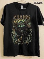 As I Lay Dying T Shirt Metal 90's metalcore band gift for fan QT1564 Unisex T-Shirt S black