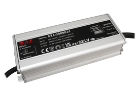 200W LED maitinimo šaltinis GV6, 24V, CV, PFC, IP67
