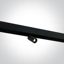 6W LED šviestuvas į magnetines sistemas MINI/MIDI/MAXI/P&P, juodas, 3000/3500/4000K, 48V, 38°, 42108/B/V