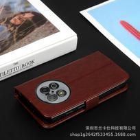 Blackview ROCK 2 Flip Leather Case, Business Protective Cover Blackview ROCK 2 tamsiai mėlyna spalva
