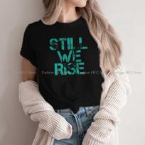 Lewis Hamilton 44 Still We Rise Hip Hop Polyester TShirt Formulate 1 Printing Streetwear Comfortable T Shirt Female 2XL gray
