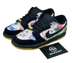 Nike SB Dunk Low x Supreme Rammellzee - FD8778-001 EU 40.5 juoda