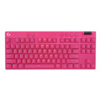 Logitech PRO X TKL RAPID Wired 87-Key Magnetic Gaming Keyboard rožinė