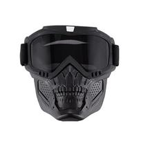 1Pcs Explosion Proof Dirt Bike Motocross Cs War Game Paintball Hunting Tactical Mask Windproof Motorcycle Goggles Mask