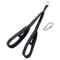 Gym Pulldown Rope Multi-functional Muscle Training Support Accessories Tricep Strap black
