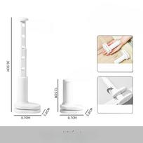 A Thickened, Durable, Retractable and Foldable Clothes Rack for Business Trips On The Window of The Dormitory white