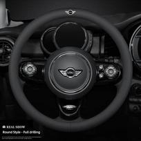 Itin plonas automobilio vairo užvalkalas Kvėpuojantis Neslystantis Priedai MINI Cooper JCW Countryman Clubman Cabrio Paceman Coupe ulqch44 black