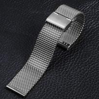 Quick Release Milanese Loop Strap 1.0 Mesh Stainless Steel Watch Band for Seiko for DW Wristband 18mm 20mm 22mm 24mm Bracelet 18mm rožinio aukso spalvos