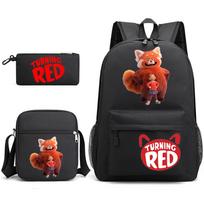3 dalių mokyklinio kuprinės rinkinys moksleiviams Didelės talpos Oksfordo audinio mokyklinė kuprinė su peties dirželiu ir pieštukų dėklu 3-piece school bag set pink