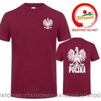 Lenkijos marškinėliai su lenkijos vėliavos spaudiniu Streetwear Unisex Unisex Laisvalaikio mada Oversized Polska T marškinėliai Stilingi laisvalaikio marškinėliai Viršutiniai drabužiai S red