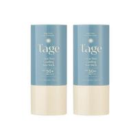[Tage] Tage Cicatree Cooling Sun Stick SPF50+ PA++++ | Cooling & Soothing | Ultra-Convenient Sun Stick |, 19g, 2 pcs gray