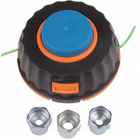 Trimerio galva su sriegiu M10x1.25 + adapteriai