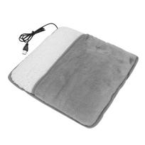 Heating Foot Warmer USB Heating Pad Winter Feet Warmer For Home Office Electric KTY gray