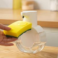 420ML Wall-Mounted 4Levels Adjustable Touchless Automatic Sense Soap Dispenser Intelligent Hand Sanitizer Pump Washing Machine yellow
