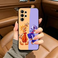 Game S-Sundrop And M-Moondrop Fnaf Black Soft Silicone Phone Case for Samsung Ultra S25, S24, S21, S22, S23, S30, Plus, FE, Lite Samsung S23ULTRA5G gray