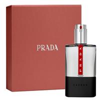 Prada New Year's Limited Edition Red Moon Carbon Black Gift Box Men's Perfume Woody Fragrance Fragrance Eau de Toilette EDT 50ml juoda