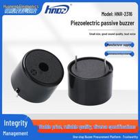 HNR-2316 Piezoelectric Passive Buzzer Alarm with Pin Header HNR-2316 black