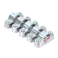 5Pcs Aluminum Alloy Pipe Clamp With Screw From The Wall Yards Away From The Wall Of The Card Card Line Pipe Clip 16 20 25 32mm white
