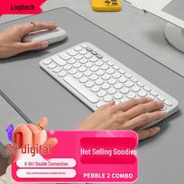 Logitech Pebble 2 Combo Wireless Keyboard and Mouse Set