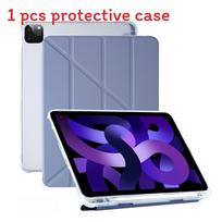 Apple Ipad 7/8/9 Tpu Flip Cover With Stand Support For Shockproof And Antifingerprint levandų violetinė spalva