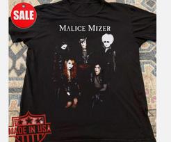 New Malice Mizer Visual Kei Gift For Fans Unisex All Size Shirt XXL gray