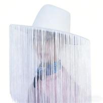 Durable Outdoor Cowboy Hats Fringe Design White Pink Adjustable Fit Soft Fabric Perfect For Prom Costumes Festivals juoda