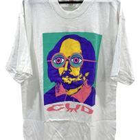 Vintage 90s 1992 CUD William Shakespeare pop art indie rock britpop concert tour promo t Shirt and kids shirt size XL 100 blue