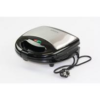 Brock SSM 2004 SS 3 in 1 Sandwich/Waffle Maker And Nutlet Maker 750W, Black/Steel