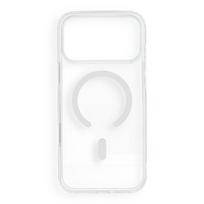 Case for iPhone 17 Pro Max / 18 Pro Max Drop Glue Colorful Ring Mag Cover compatible with MagSafe white