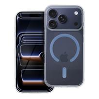 Case for iPhone 17 Pro / 18 Pro Drop Glue Colorful Ring Mag Cover compatible with MagSafe light blue