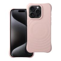 Case for iPhone 15 PRO Silicone Zephyr Mag Cover compatible with MagSafe pink