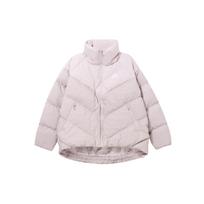 Nike Therma-Fit Casual Short Down Jacket With Stand Collar Women Jackets Purple FD8212-019 M white