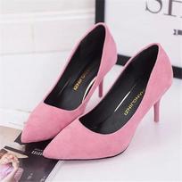 Madingi Seksualūs Moteriški Batai Raudoni Smailianosiai Aukštakulniai Lakinės Odos Sukneliniai Batai Valties Batai Vestuviniai Batai Zapatos Mujer 8cm 34 pink