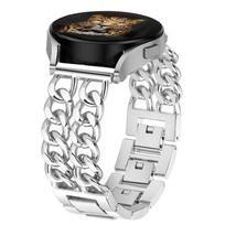 20 mm 22 mm laikrodžio apyrankės Samsung Galaxy watch 7 6 5 4Classic metalinė prabangi apyrankė Amazfit Balance/Bip 6/Bip 5/GTS/GTR 4 apyrankė 22mm watch band sidabras