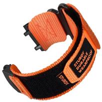 Nylon Loop Strap for Huami Amazfit T-rex 2 3 Ultra Watch Band for Amazfit Trex Pro T Rex Tyrannosaurus Smartwatch Sport Bracelet T-Rex or T-Rex Pro&length 150mm-190mm oranžinė