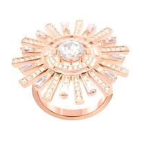 Swarovski Sunshine Žiedai Moteriški 52 rožinio aukso spalvos