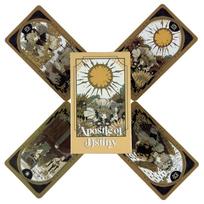 Apostle of Destiny Tarot Deck 78 Pcs Cartoon Tarot Cards 10.3*6cm Based on Original Rider System beige