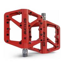 BUCKLOS Seal Bearing Bicycle Pedal Non-slip Ultralight Nylon MTB Pedals  Dustproof Flat Platform  Bmx Pedals  Bicycle Part Bearing violetinė