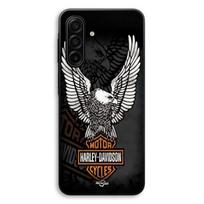 Case For Samsung Galaxy A56 Harley Davidson mini poster logo Eagle Maniacase juoda