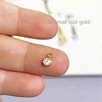Necklace Watch Dollhouse Simulation Pocket Watch Simulation Toy Vintage Mini Doll Necklace Pocket Watch Alloy Ob11 Accessories beige